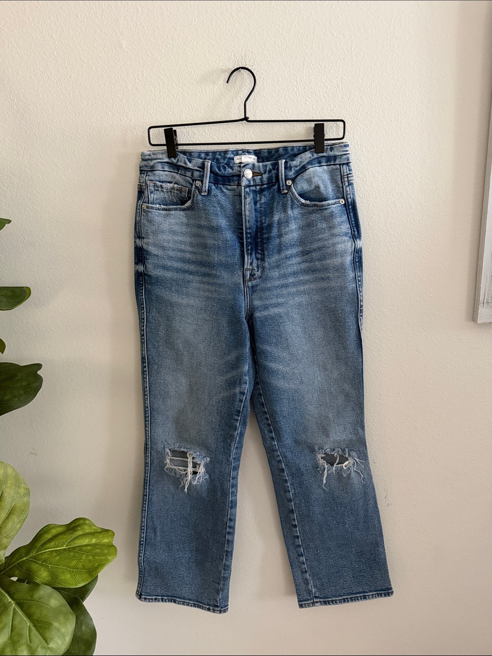 Good American Distressed Jeans